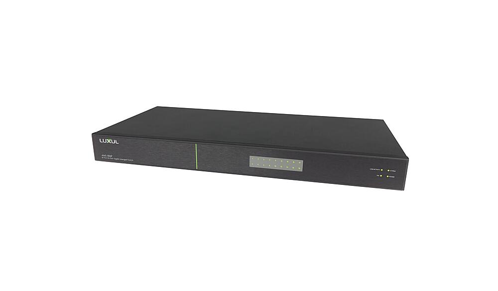 Left View: Luxul - AV Series 18-Port Gigabit Switch