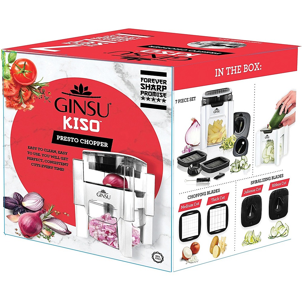 Best Buy: Ginsu Chop 'N Spiral Slicer Pro White White GNZ-3001