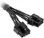 Angle. CORSAIR - 12-Pin GPU Power Cable, Sleeved - Black.