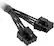 Angle. CORSAIR - 12-Pin GPU Power Cable, Sleeved - Black.