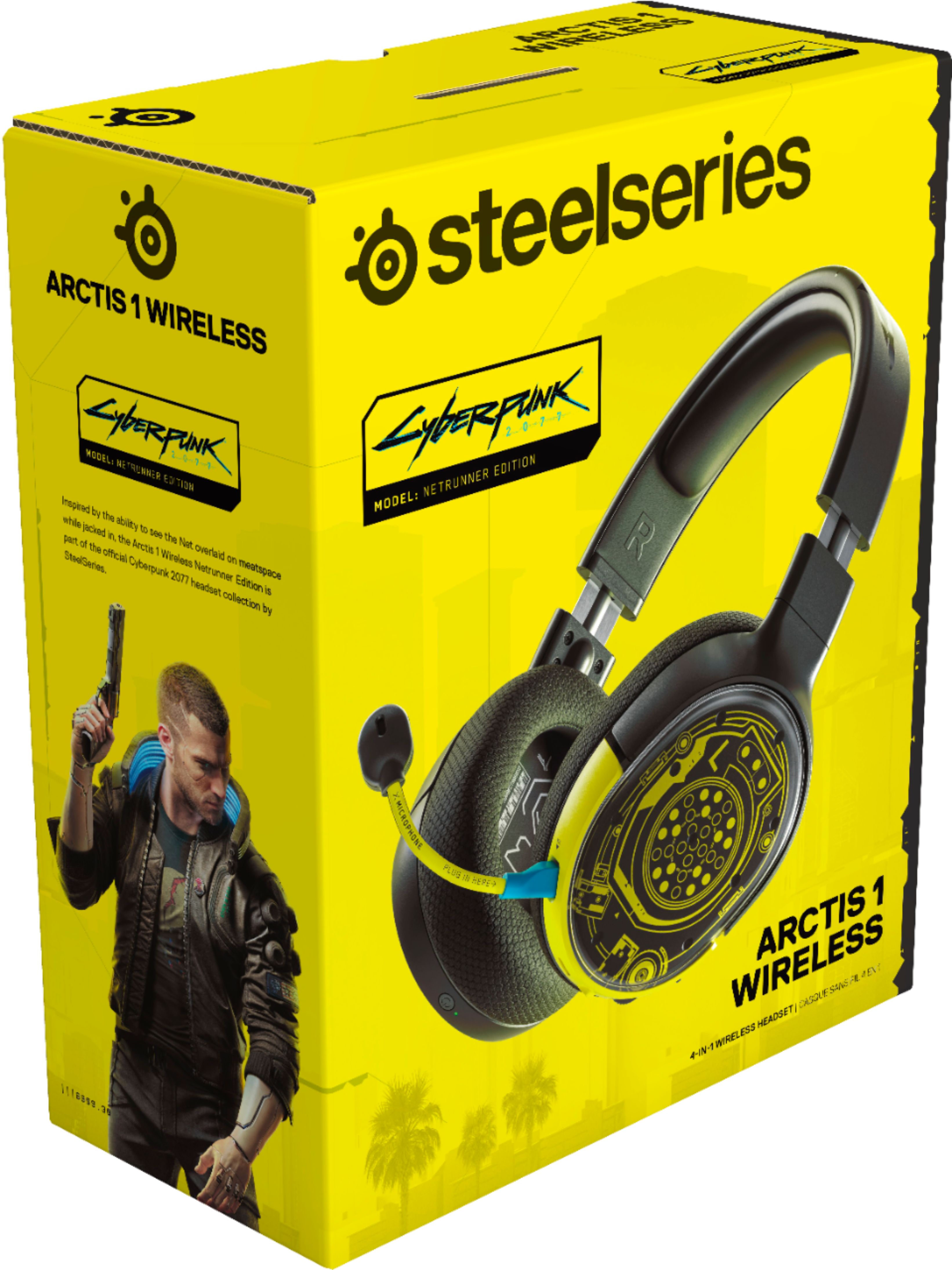 Dictatuur Politiek Ligatie Best Buy: SteelSeries Arctis 1 Wireless Cyberpunk Edition for PS5 and PS4  Black 61516