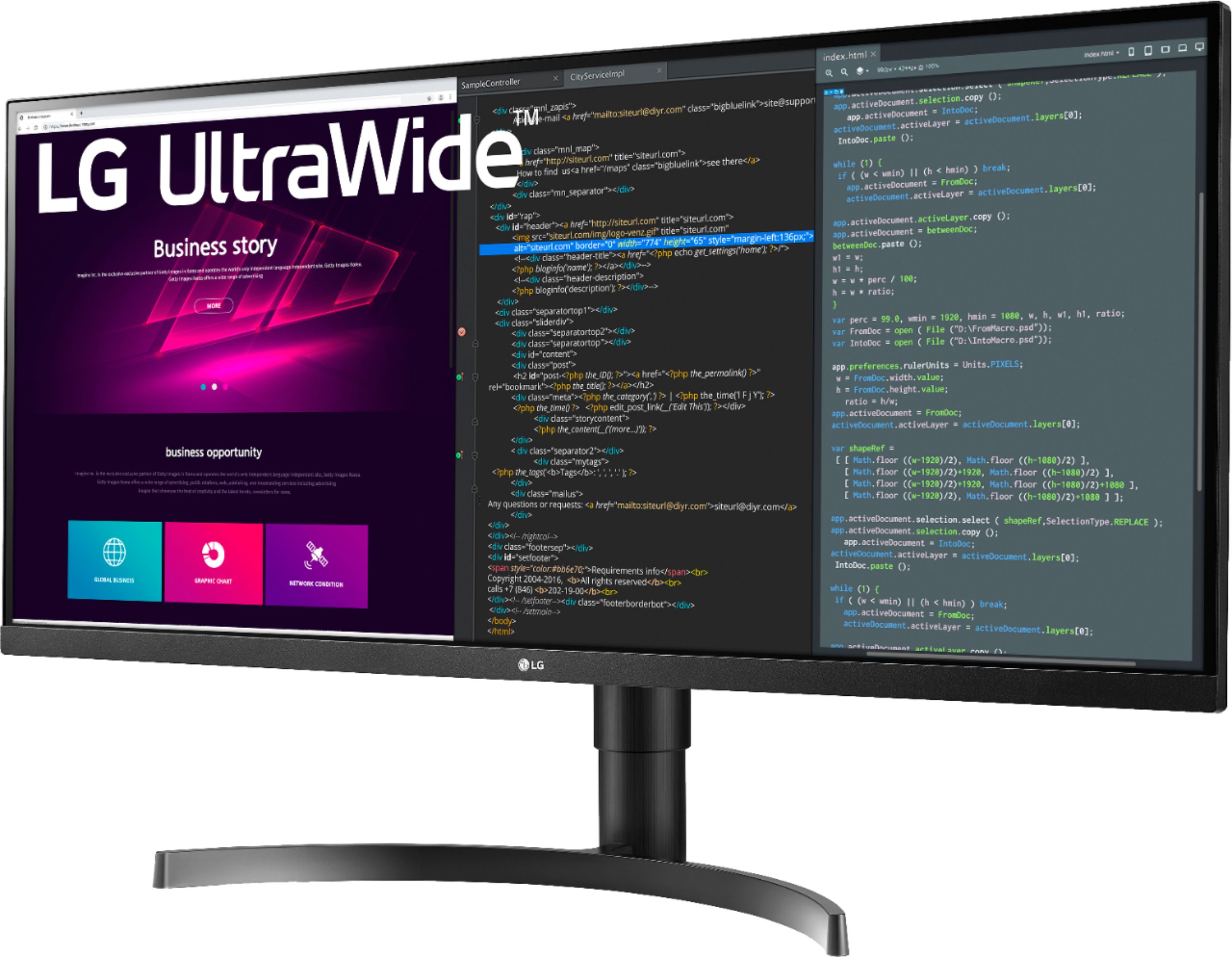 Best Buy: LG 34” IPS LED UltraWide WQHD Monitor with FreeSync and