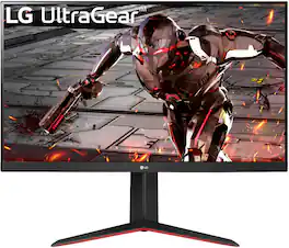 LG - UltraGear 32” LED QHD 5-ms AMD FreeSync Premium with HDR 10 (DisplayPort, HDMI) - Black