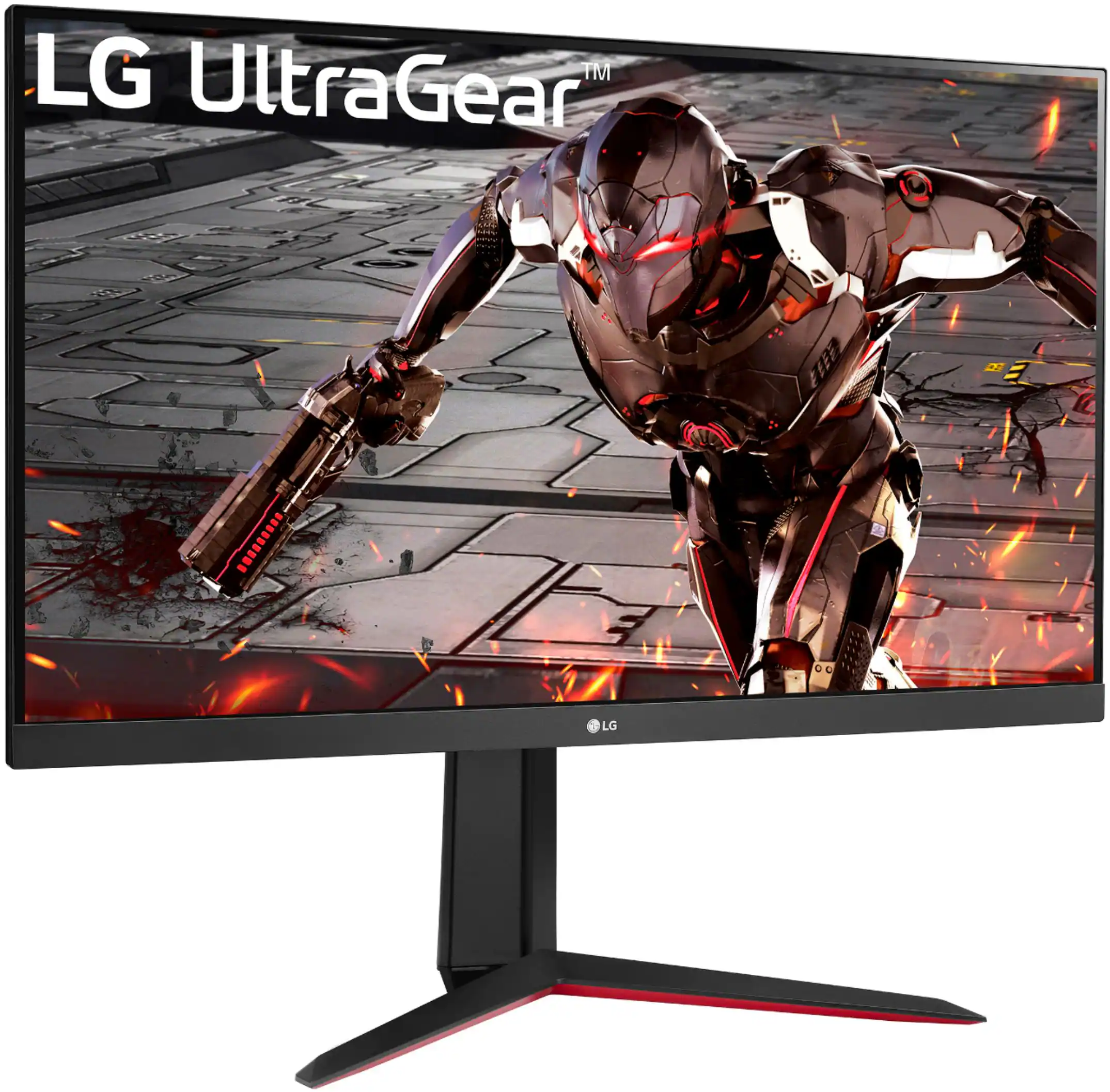 Alt View 1. LG - UltraGear 32” LED QHD 5-ms AMD FreeSync Premium with HDR 10 (DisplayPort, HDMI) - Black.
