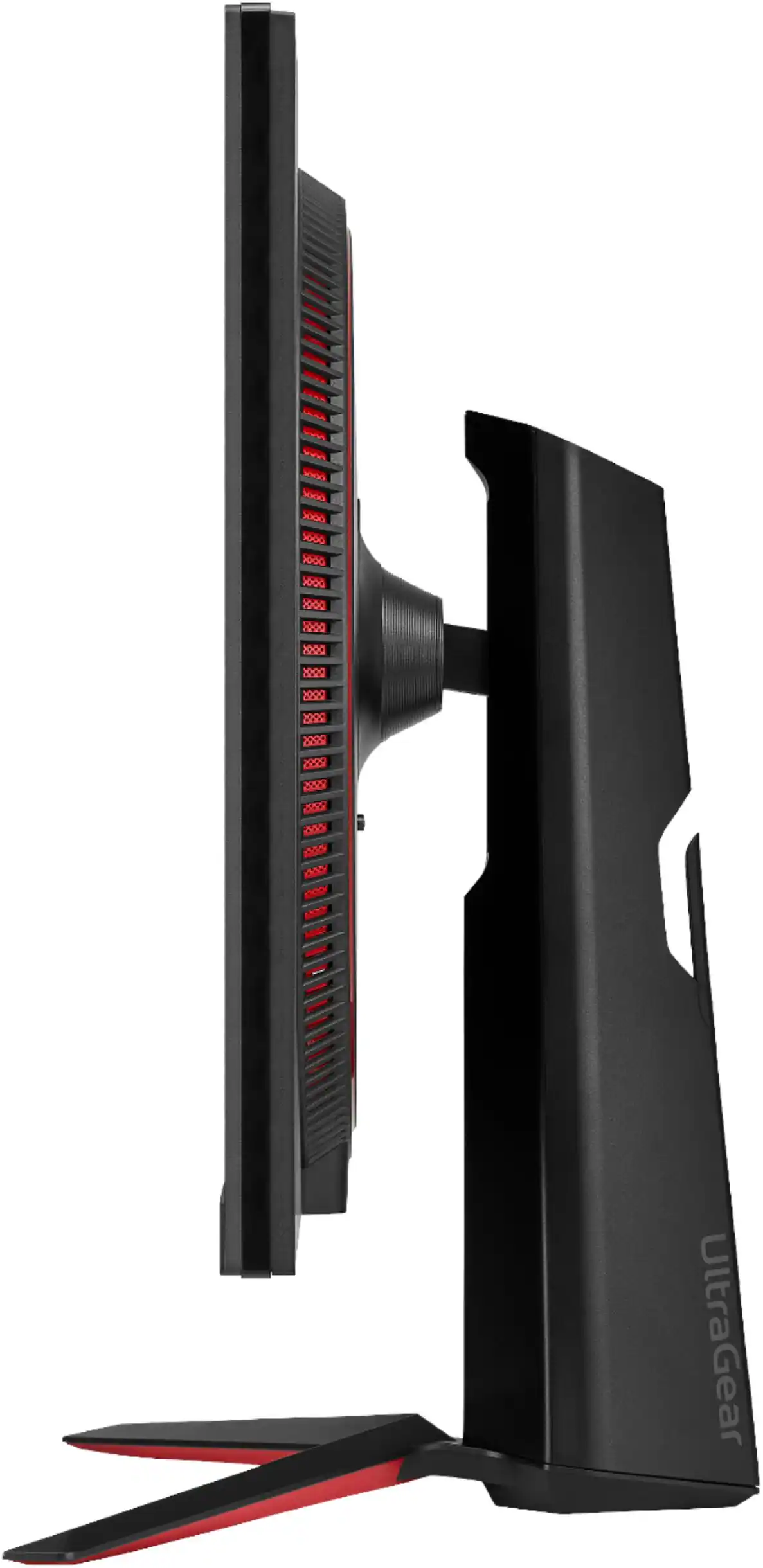 Left. LG - UltraGear 32” LED QHD 5-ms AMD FreeSync Premium with HDR 10 (DisplayPort, HDMI) - Black.