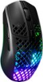 Alt View Zoom 11. SteelSeries - Aerox 3 Wireless Optical Gaming Mouse with Ultra-lightweight Design - Black.