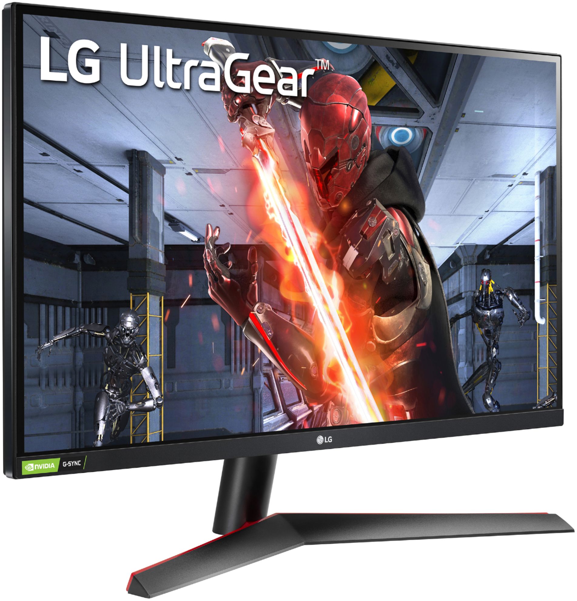 LG UltraGear 27” IPS QHD 1-ms G-SYNC Compatibillity Monitor Black 