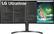 Front. LG - 35” Curved UltraWide QHD Monitor (USB) - Black.