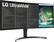 Alt View 1. LG - 35” Curved UltraWide QHD Monitor (USB) - Black.