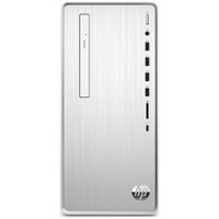 HP - Pavilion Desktop - Intel Core i7-10700 - 16GB - Intel UHD Graphics 630 - 1TB HDD + 256GB SSD - Silver - Front_Zoom