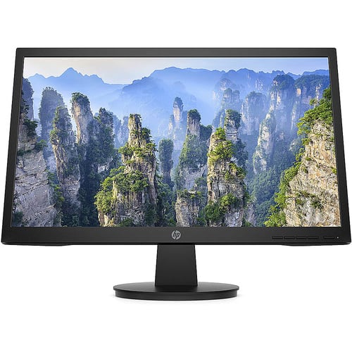 HP - 21.5" FHD Monitor - Black (HDMI, VGA) - Black