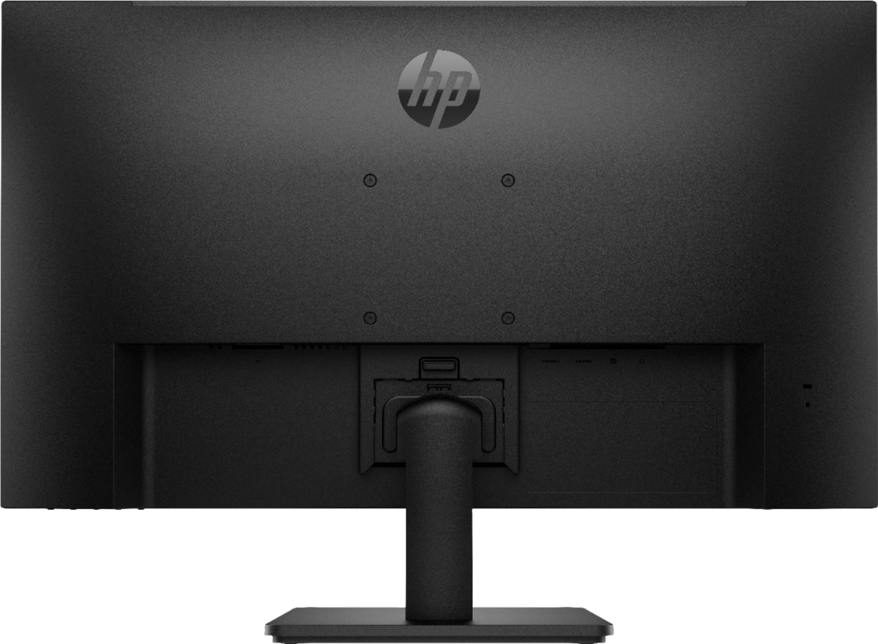 Back View: HP - 28" LED 4K UHD FreeSync Monitor (DisplayPort, HDMI) - Black