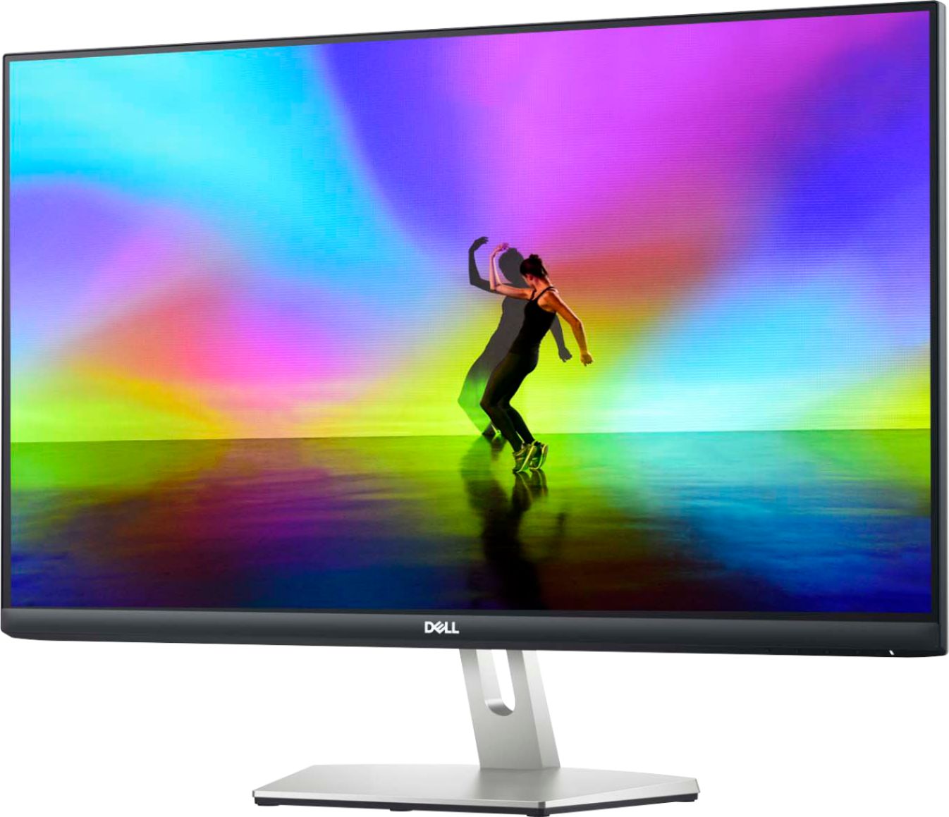 Angle View: Dell - Geek Squad Certified Refurbished 27" IPS LED FHD FreeSync Monitor - Silver