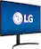 Left. LG - 32" IPS LED QHD FreeSync Monitor with HDR (HDMI, DisplayPort) - Black.