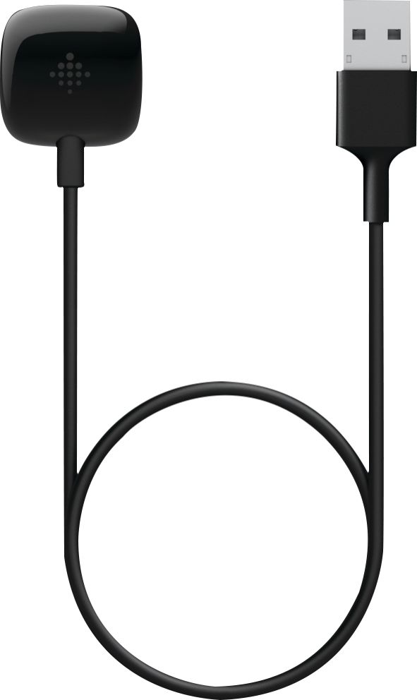 Black Color 1m Fitbit Versa 3 & Sense Magnetic USB Charger Cable FB174RCC 
