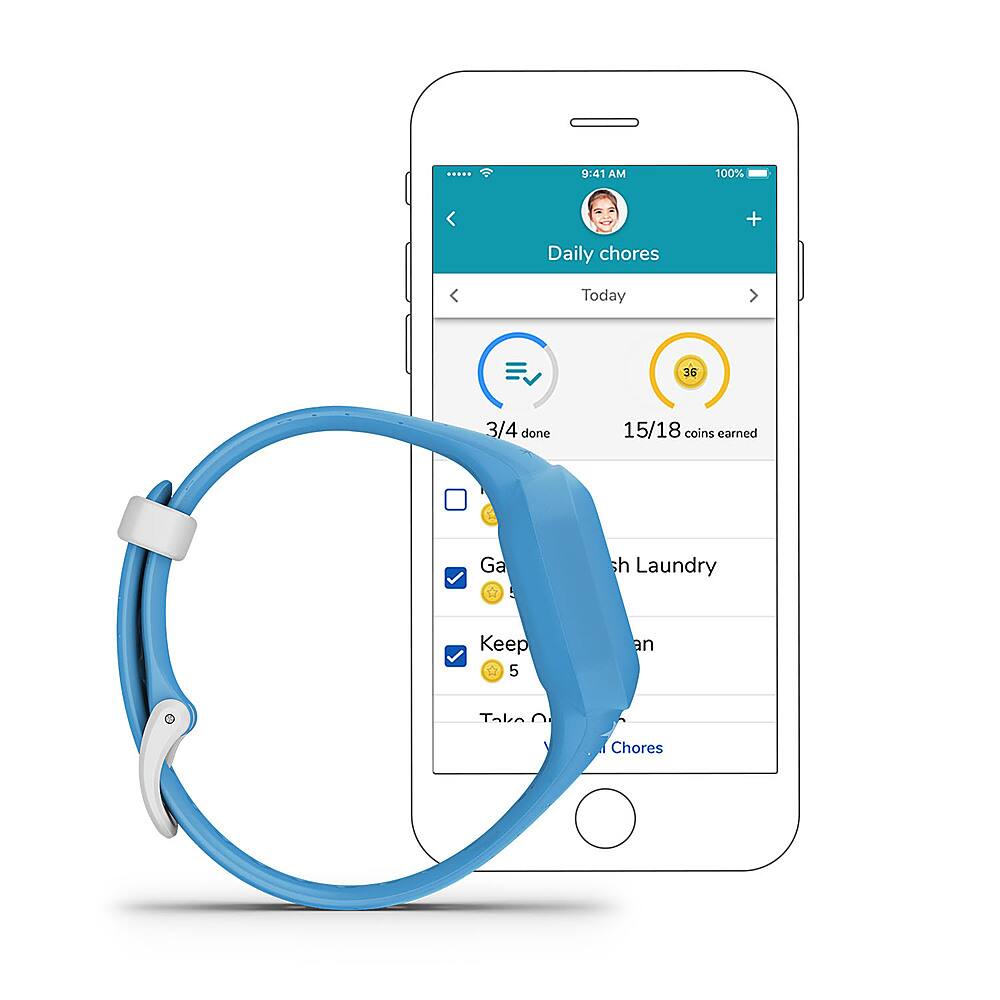 Alt View 1. Garmin - vivofit jr. 3 Kids Fitness Activity Tracker - Blue Stars.