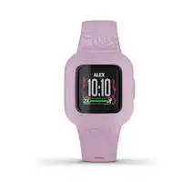 Garmin - vivofit jr. 3 Kids Fitness Activity Tracker - Lilac Floral - (2020) - Front_Zoom