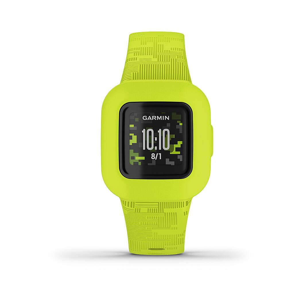 Front. Garmin - vivofit jr. 3 Kids Fitness Activity Tracker - Digi Camo.