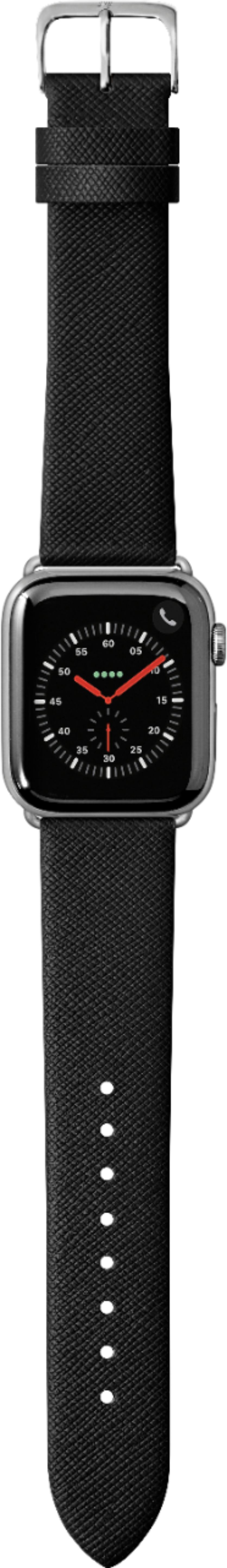 Angle View: LAUT - Prestige Band for Apple Watch 42mm, 44mm and Series 7, 45mm - Black