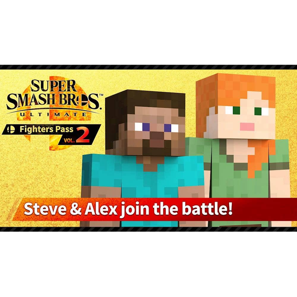 SUPER SMASH BROS. ULTIMATE Fighters Pass VOL. 2 Steve & Alex join the battle!