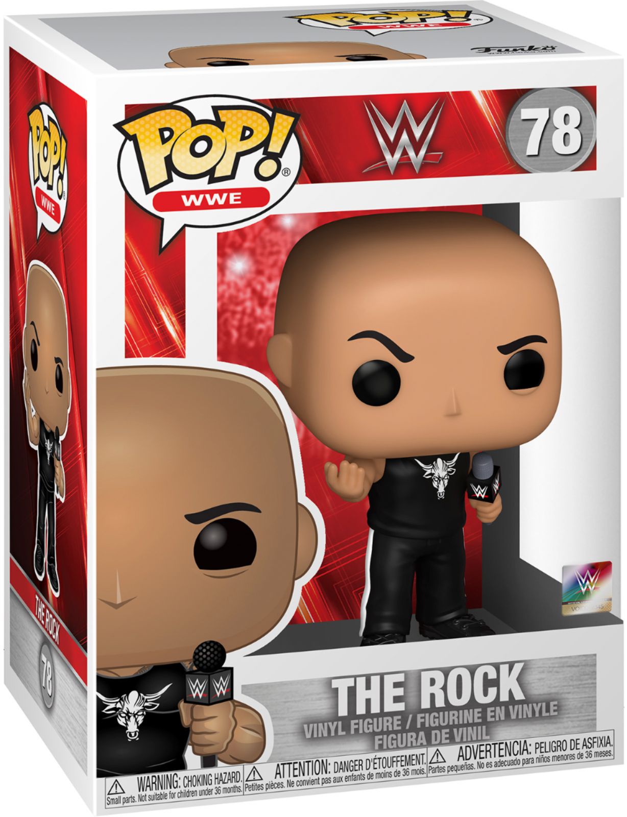 Pop WWE New Wave Summer Slam-The Rock Figura da Collezione 49262 Funko Multicolore 