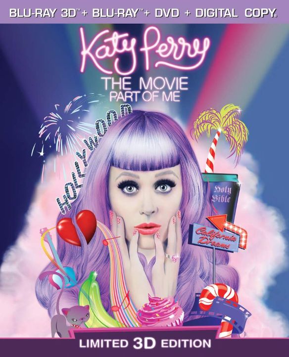  Katy Perry: Part of Me [3 Discs] [Includes Digital Copy] [UltraViolet] [3D] [Blu-ray/DVD] [Blu-ray/Blu-ray 3D/DVD] [2012]