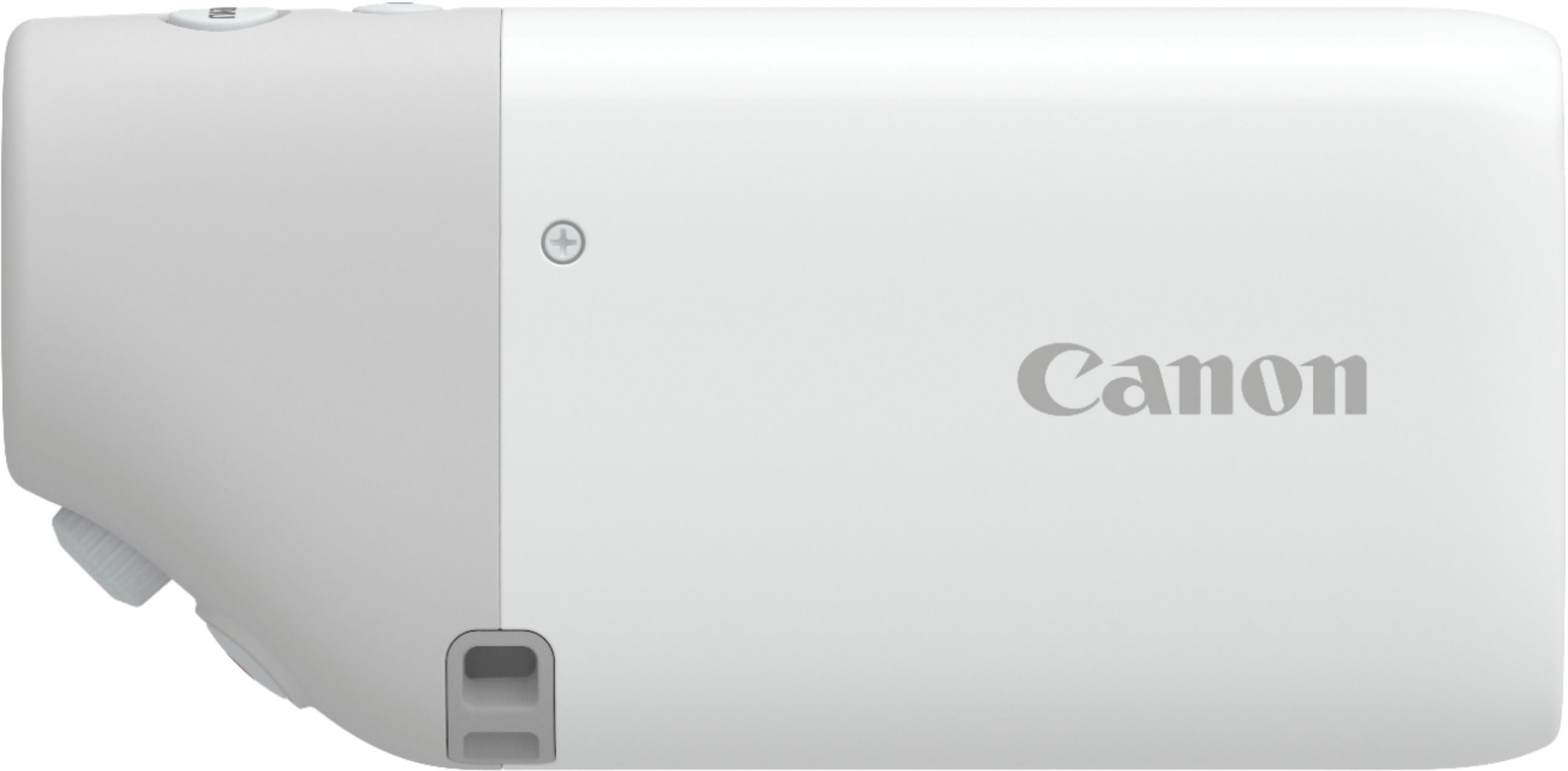 Angle View: Canon - PowerShot ZOOM Compact Telephoto Monocular - White