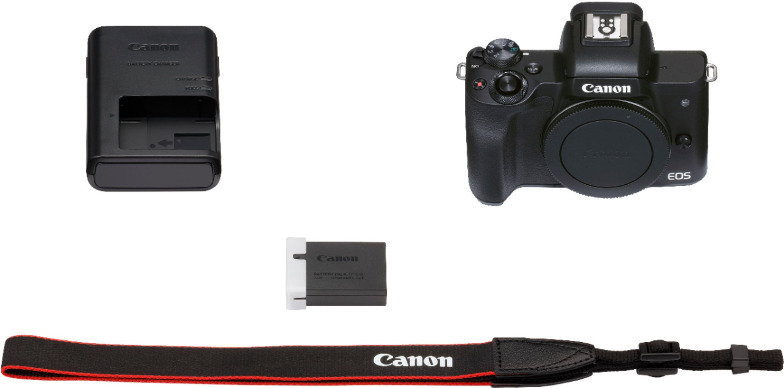 Canon EOS M50 Mirrorless Digital Camera Body - Black 2680C001