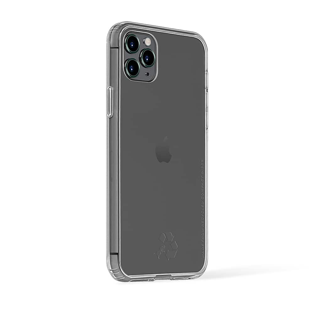 Angle View: Nimble - Disc Soft Shell Case for Apple iPhone 11 Pro Max - Clear