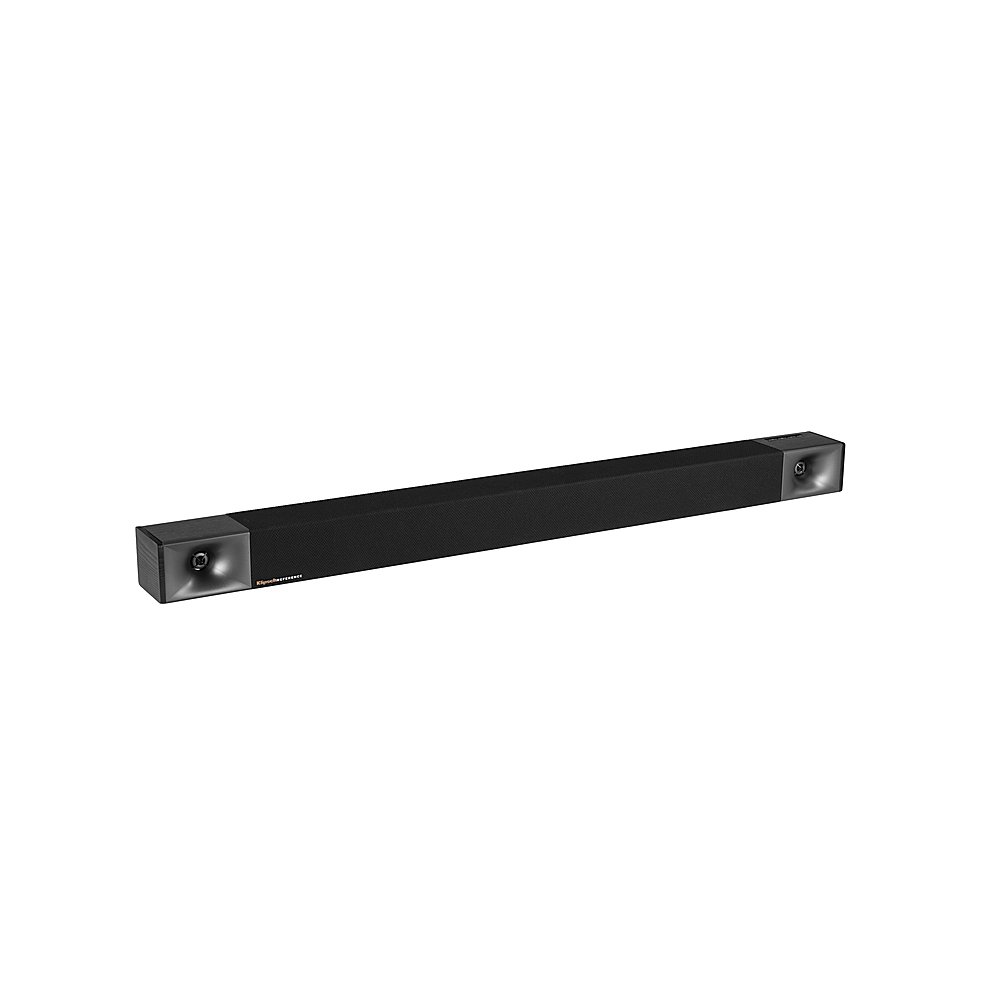 Left View: Klipsch - Cinema 400 2.1 Sound Bar System with Wireless Pre-Paired 8" Subwoofer - Black