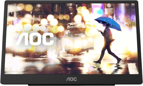 AOC – 15.6″ IPS Portable USB-C Touch Monitor – Black