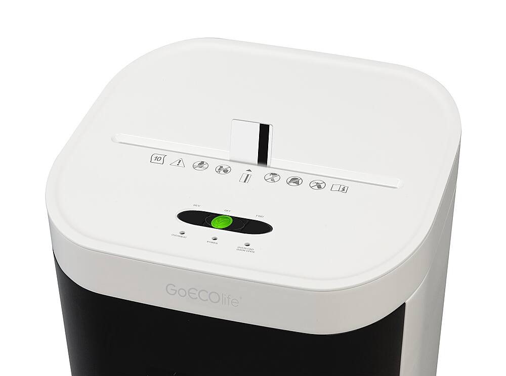 Best Buy GoECOlife Limited Edition 10Sheet Microcut Shredder White