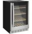 Left. GE Profile - 155-Can Beverage Center - Stainless Steel.
