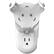 Alt View 11. Accell - Power Wall Charger with Holder for Amazon Echo Dot 3rd Gen and 2 USB-A Charging Ports - White.