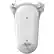 Alt View 14. Accell - Power Wall Charger with Holder for Amazon Echo Dot 3rd Gen and 2 USB-A Charging Ports - White.