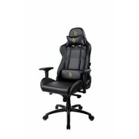 Arozzi - Verona Signature Premium PU Leather Ergonomic Gaming Chair - Black - Gold Accents - Alt_View_Zoom_11