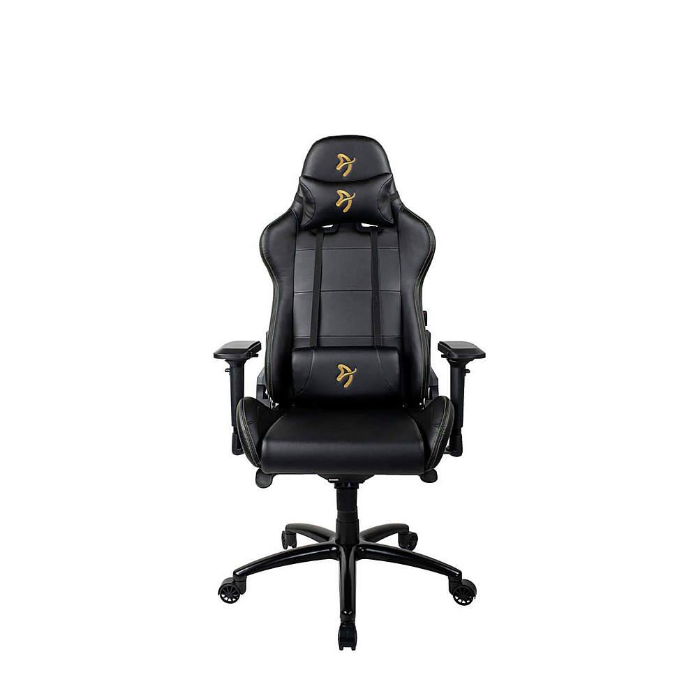 Alt View 13. Arozzi - Verona Signature Premium PU Leather Ergonomic Gaming Chair - Black - Gold Accents.