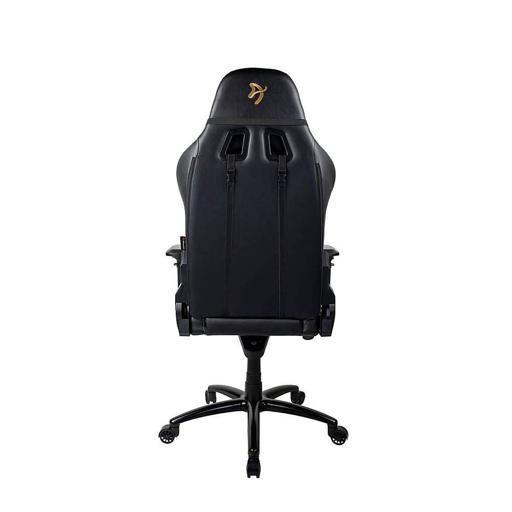 Alt View 15. Arozzi - Verona Signature Premium PU Leather Ergonomic Gaming Chair - Black - Gold Accents.