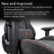 Alt View Zoom 18. Arozzi - Verona Signature Premium Soft Fabric Ergonomic Gaming Chair - Dark Grey - Blue Accents.