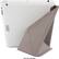Alt View Standard 3. Moshi - iGlaze + VersaCover Case for Apple® iPad® 2 and iPad (3rd Generation) - Pearl White.