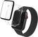 Angle. ZAGG - InvisibleShield GlassFusion+ 360 Flexible Hybrid Screen Protector + Bumper Apple Watch Series 4/5/SE/6 20/22 40mm - Clear.