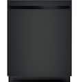 GE - 24" Top Control Built-In Stainless Steel Tub Dishwasher with Autosense Cycle and 51 dBA - Black