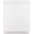 GE - 24" Top Control Built-In Stainless Steel Tub Dishwasher with Autosense Cycle and 51 dBA - White