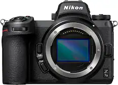 Front. Nikon - Z 7 II 4k Video Mirrorless Camera (Body only) - Black.
