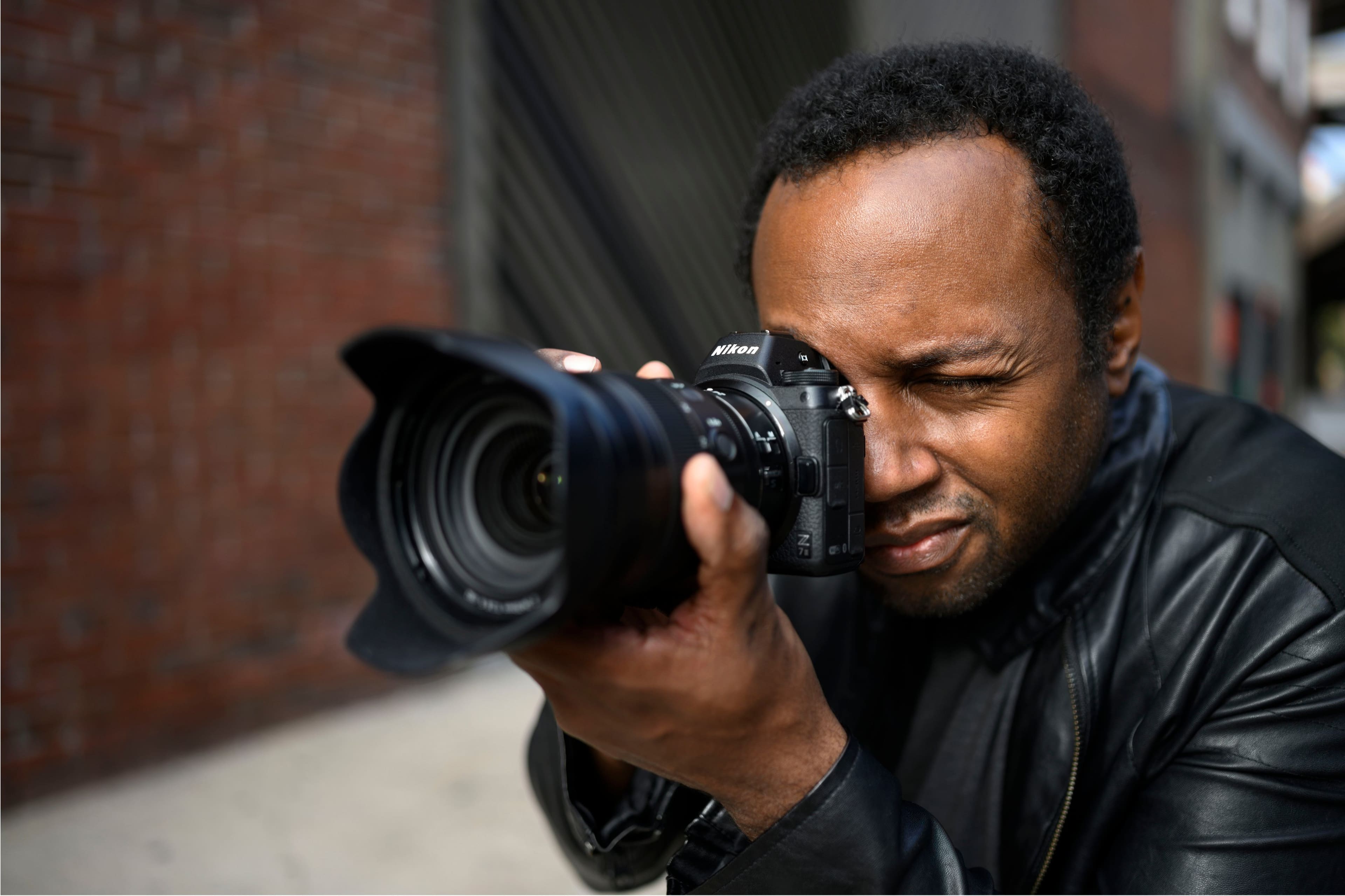 Alt View 11. Nikon - Z 7 II 4k Video Mirrorless Camera (Body only) - Black.