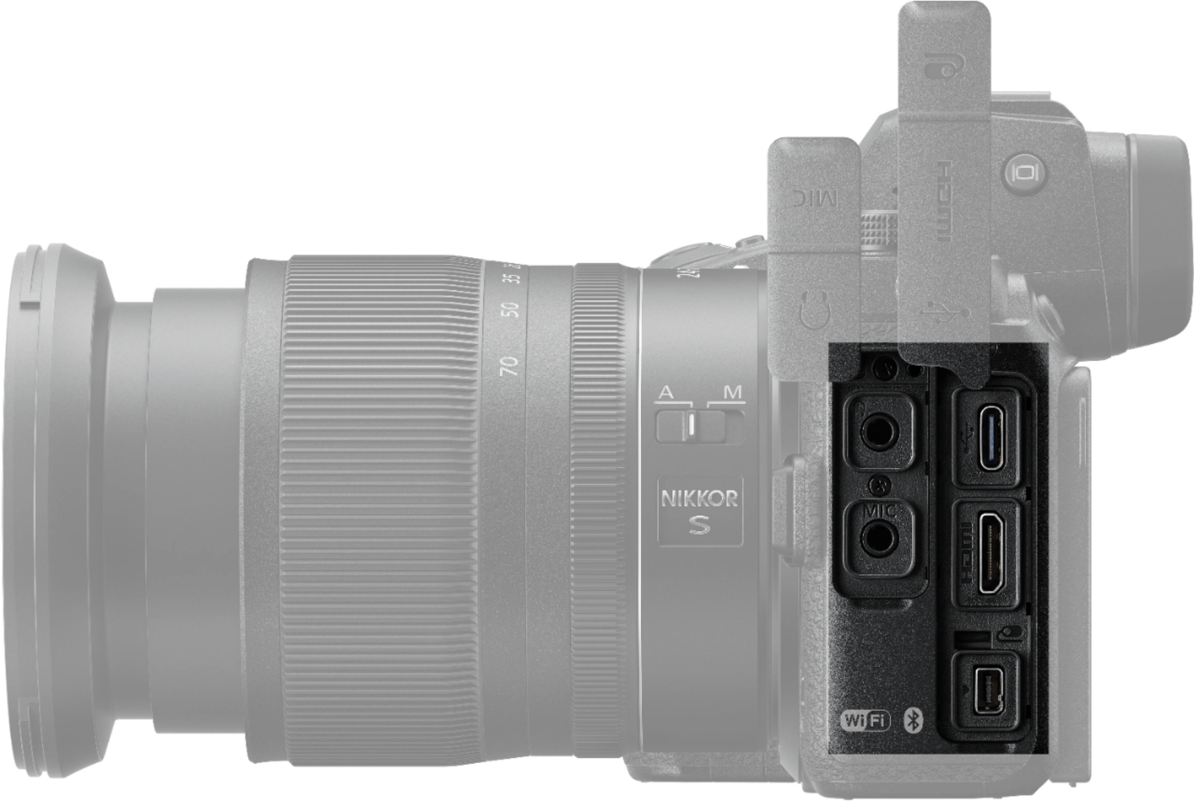 Alt View 12. Nikon - Z 7 II 4k Video Mirrorless Camera with NIKKOR Z 24-70mm f/4 Lens - Black.