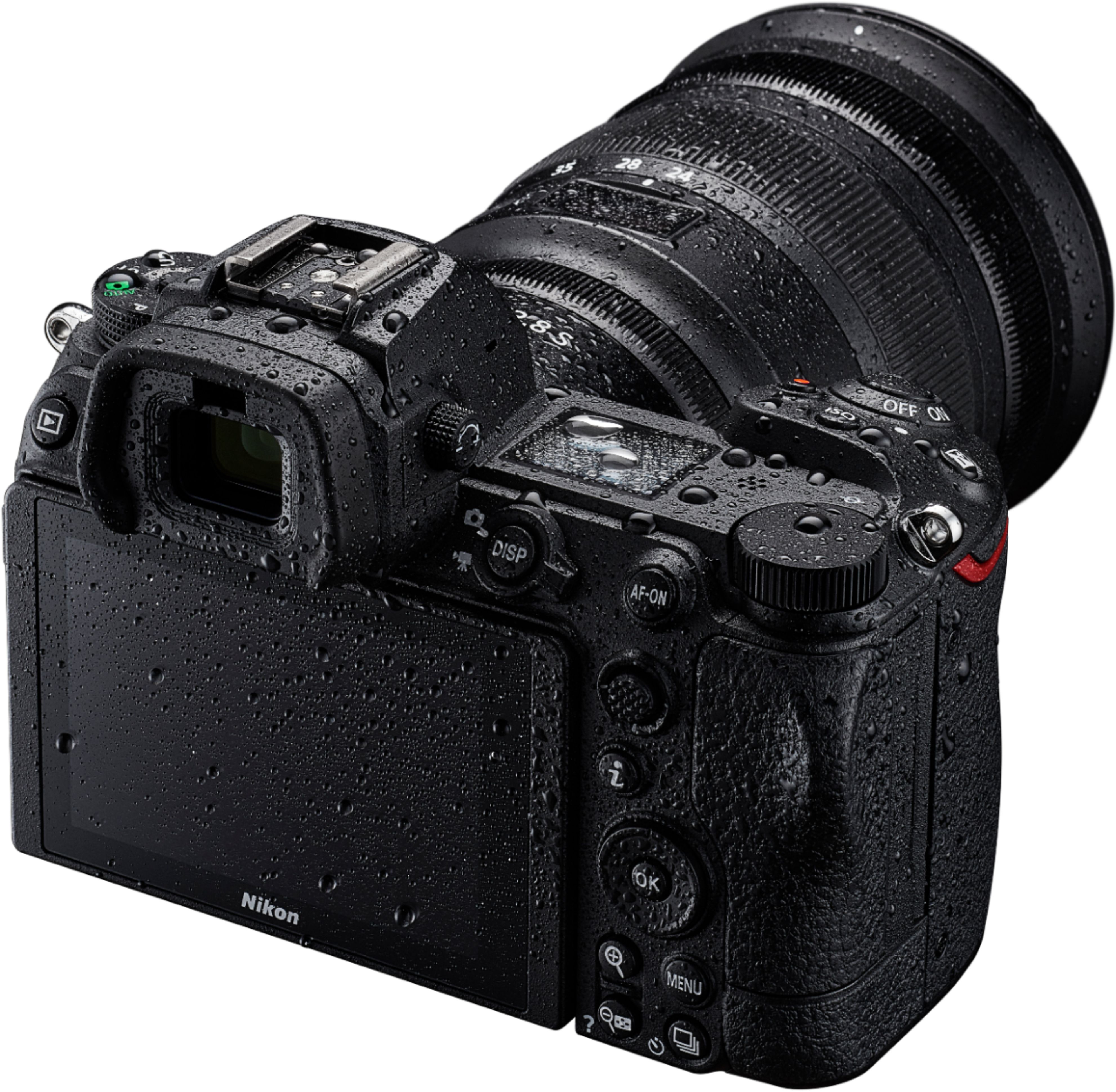 Angle View: Nikon - Z 6 II 4k Video Mirrorless Camera with NIKKOR Z 24-70mm f/4 Lens - Black