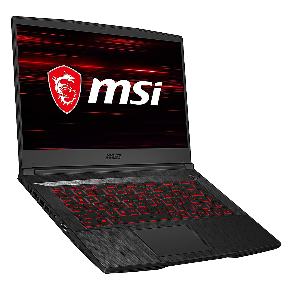 Angle View: MSI - GF65 Thin 15.6" Gaming Laptop - i5 - 8GB - RTX 2060 - 512GB SSD