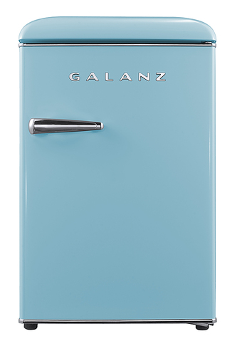 Galanz - Retro 2.5 Cu. Ft Mini Fridge - Blue