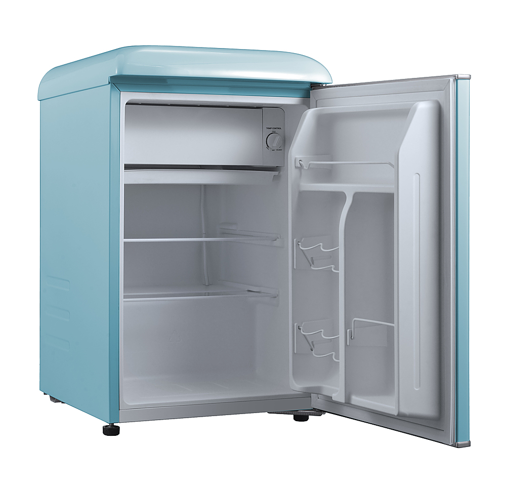 Galanz Retro Cu Ft Refrigerator Blue Glr Mber Best Buy